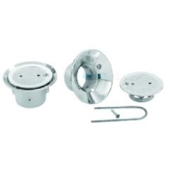 S.R. Smith 1.5" Circular Flow Inlet Fitting Bottom Adjustable | A41014-0