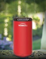 Thermacell MRPSR Patio Shield mosquito repeller in red, close up