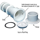 Waterway 540-6709-BEI tan concrete volleyball and umbrella pole holder, additional view