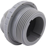 Infusion VRFTHLG venturi return fitting, light gray, showing the outlet