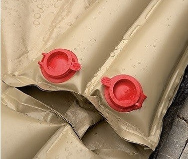 Pooltux Double Water Bag Single Valve 1' x 8' Tan | WBT8DS