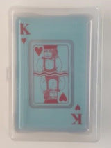 GAME waterproof playing card deck out of the plastic carrying case