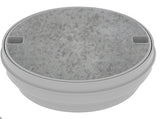 Waterway 540-7809WW-B10 beige reversible round skimmer lid, second view