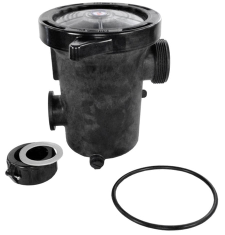 Waterway 310-6600 Hi-Flow pump trap, angled view