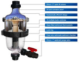 Waterco 200370 MultiCyclone 16 pre-filter with 2 in. unions