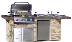 Bull Outdoor Products BBQ Island in Stucco | 31014