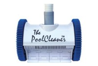 Poolvergnuegen The Pool Cleaner 2-Wheel Suction Side Cleaner | White & Blue | W3PVS20JST