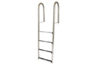 SR Smith Commercial Dock 4 Step Ladder  | 304 Grade Stainless Steel | 1.9 OD .065" Wall Thinkness | LLS-4