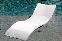 Ledge Lounger In-Pool Chaise | White | LLC-W