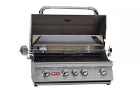 Bull Barbecue Angus 30" 4-Burner Stainless Steel Built-In Propane Grill with Lights | 47628